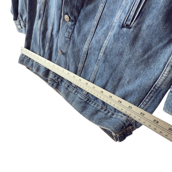 Levi’s x GANNI Oversized Denim Jacket Size M Rare Collab Limited Edition - Picture 8 of 11